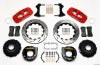 Wilwood AERO4 Rear P-Brake Kit 14.00in Drilled Red Chevy 12 Bolt-Spec 3.15in Bearing - Wilwood - part 140-10945-DR - TLNS Motorsports