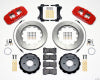 Wilwood AERO6 Front Hat Kit 14.25 Red 2008-2009 Pontiac G8 w/Lines - Wilwood - part 140-12929-R - TLNS Motorsports