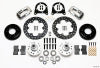 Wilwood Forged Dynalite Front Drag Kit Drilled Polished 37-48 Ford Psgr. Car Spindle - Wilwood - part 140-1501-DP - TLNS Motorsports