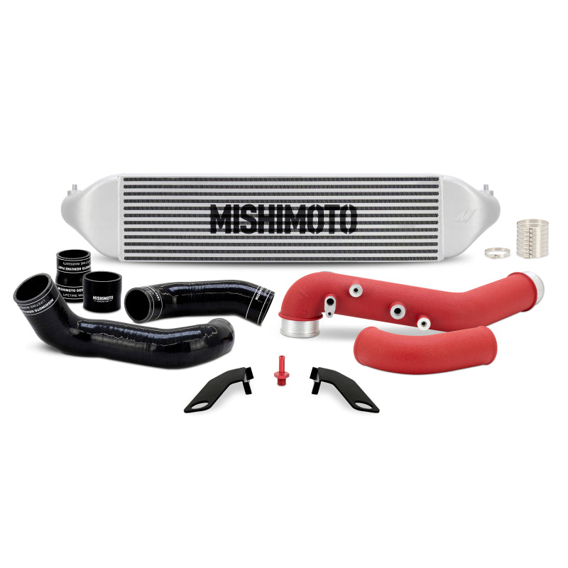 Mishimoto 2023+ Honda Civic Type-R Intercooler Kit w/Pipes - Silver Intercooler/Red Pipes - Mishimoto - part MMINT-CTR-23KSLRD - TLNS Motorsports