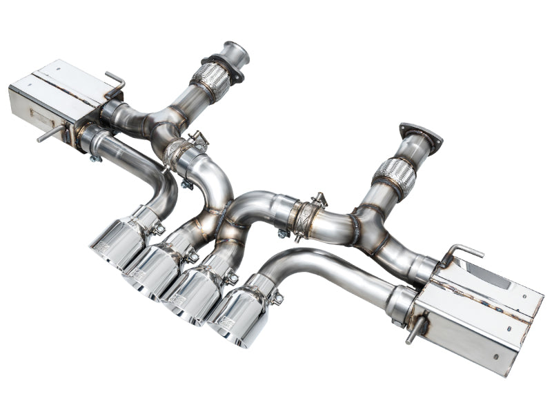 AWE Tuning 23-25 Chevrolet C8 Corvette Z06 5.5L SwitchPath Exhaust System - Chrome Silver Tips - AWE Tuning - part 3025-42906 - TLNS Motorsports