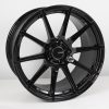Enkei TS10 18x10.5 5x114.3 25mm Offset 72.6mm Bore Black Wheel - Enkei - part 499-8105-6525BK - TLNS Motorsports