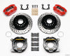 Wilwood Dynapro Dust-Boot P/S Park Brake Kit Drilled Red Big Ford 2.36in Offset - Wilwood - part 140-13204-DR - TLNS Motorsports