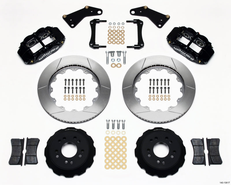 Wilwood Narrow Superlite 6R Front Hat Kit 14.00in 65-82 Corvette C2/C3 - part 140-10617 - TLNS Motorsports