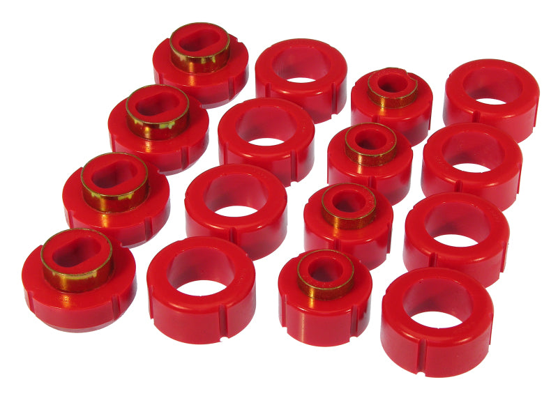 Prothane 82-00 GM 2/4wd S-Series Ext Cab Body Mount - Red - Prothane