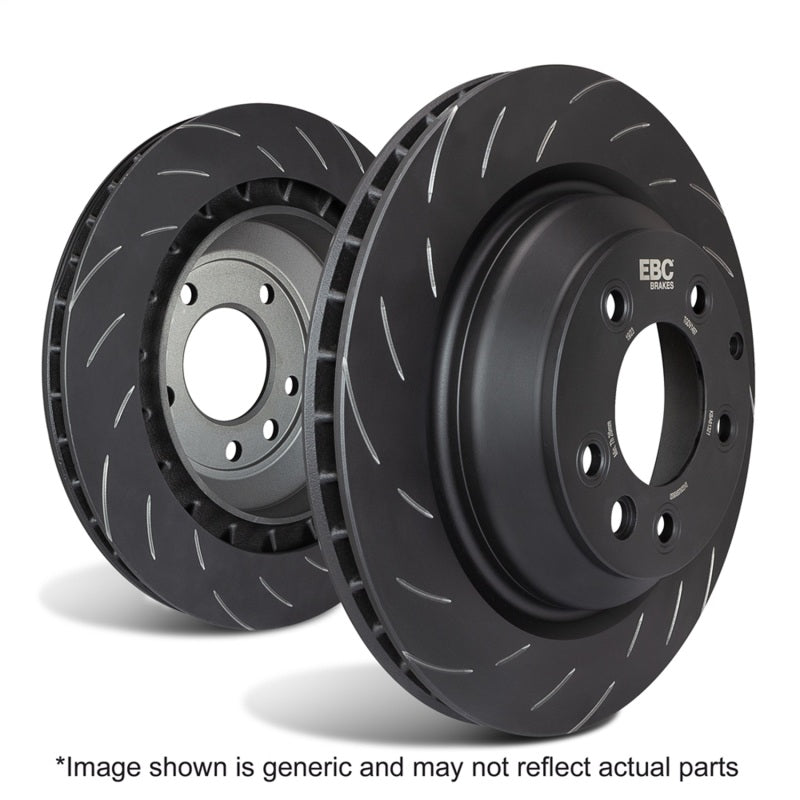 EBC Racing 03-09 Nissan 350Z 3.5L Rear SG Racing 1 Piece Rotors - part SG7123 - TLNS Motorsports