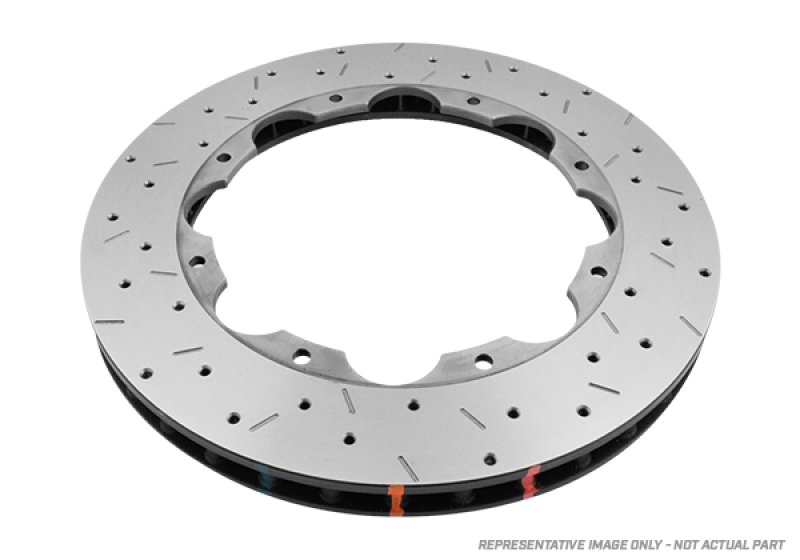 DBA 13-17 SRT Viper Except TA Package Rear 5000 Series Drilled & Slotted Ring - DBA - part DBA52448.1XS - TLNS Motorsports