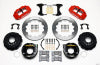 Wilwood Narrow Superlite 4R Rear P-Brk Kit 12.88in Red Small Ford 2.66in Offset - Wilwood - part 140-9216-R - TLNS Motorsports
