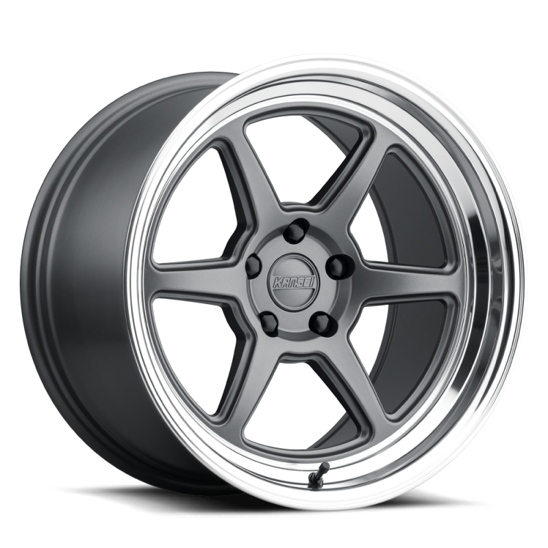 Kansei K14G Roku 18x8.5in / 5x112 BP / +35mm Offset / 66.56mm Bore - Matte Gunmetal Wheel - Kansei - part K14G-188517+35 - TLNS Motorsports
