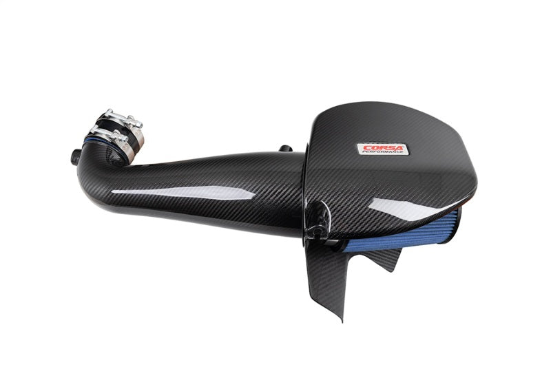 Corsa 11-23 Dodge Challenger/Charger 5.7L V8 Carbon Fiber Open Element Air Intake - Oiled - CORSA Performance - part 44017 - TLNS Motorsports
