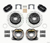 Wilwood Dynapro Lug Mount P/S Park Brake Kit Drilled Big Ford 2.00in Off Bronco 5 x 5.50 - Wilwood - part 140-13733-D - TLNS Motorsports