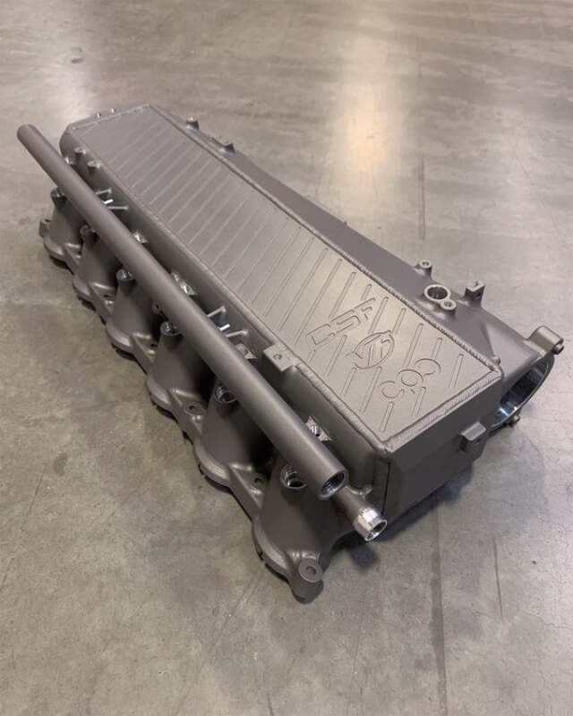 CSF Toyota A90/A91 Supra/ BMW G-Series B58 Charge-Air Cooler Manifold - Thermal Grey - CSF - part 8200TG - TLNS Motorsports
