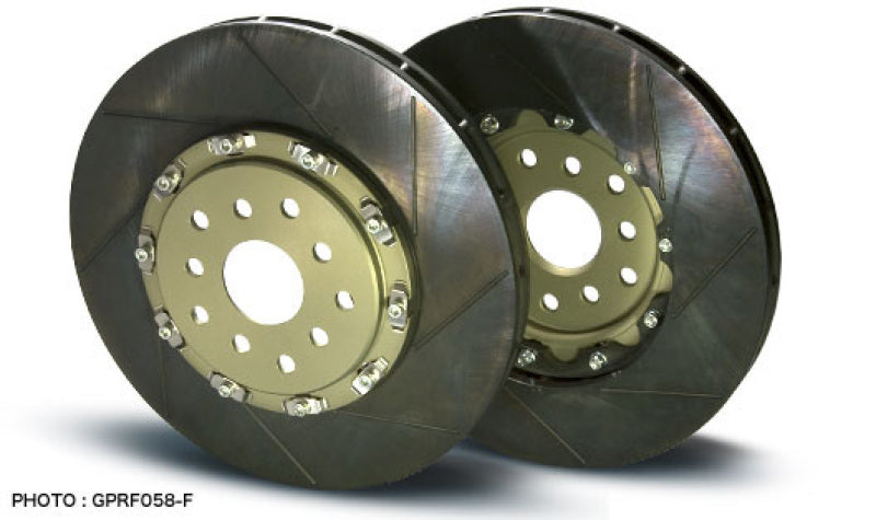 Project Mu SCR-GT Rotor 2Piece Front - Mitsubishi Lancer Evolution CP9A/CT9A Alumite - part GPRM045-F - TLNS Motorsports