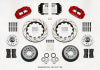 Wilwood Narrow Superlite 6R Front Hub Kit 14.00in Drill Red Magnum Force Drop Spindle - Wilwood - part 140-14277-DR - TLNS Motorsports