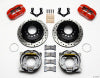 Wilwood Dynapro Low-Profile 11.00in P-Brake Kit Drill-Red Mopar/Dana 2.36in Off w/Snap Ring Bearing - Wilwood - part 140-11395-DR - TLNS Motorsports