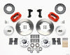 Wilwood Forged Dynalite Front Kit 11.00in Red 74-80 Pinto/Mustang II Disc Spindle only - Wilwood - part 140-11017-R - TLNS Motorsports