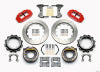 Wilwood Narrow Superlite 4R Rear P-Brk Kit 14.00in Red Strange Eng Floater 3.49in Offset - Wilwood - part 140-12436-R - TLNS Motorsports