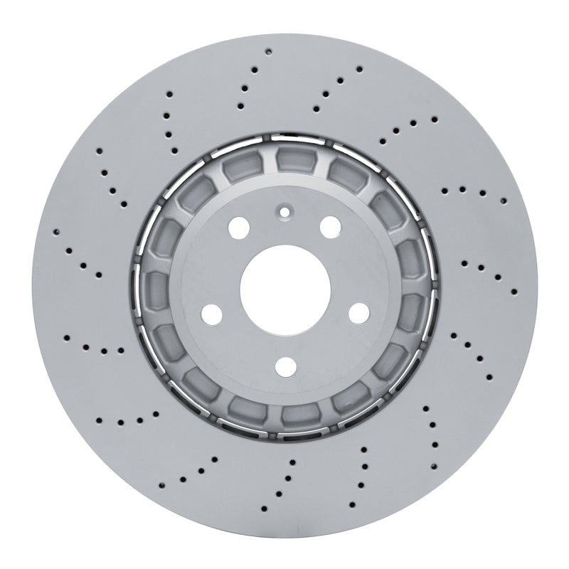 DFC 22-26 Audi RS3 Front Drilled Hi-Carbon Alloy GEOMET Coated Rotor - DFC