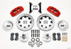 Wilwood Dynapro 6 Front Hub Kit 12.19in Drilled Red 70-78 Camaro - Wilwood - part 140-10738-DR - TLNS Motorsports