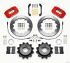 Wilwood Dynapro Radial Rear Kit 12.88in Red 2006-2007 Subaru WRX w/Lines - Wilwood - part 140-13013-R - TLNS Motorsports