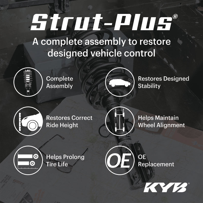 KYB Shocks & Struts Strut Plus Front Right TOYOTA Tacoma 4WD & 4 cyl 2005-2007 - KYB - part SR4133 - TLNS Motorsports