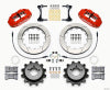 Wilwood Narrow Superlite 4R Rear Kit 12.88in Red 99-05 WRX / 99-07 Impreza - Wilwood - part 140-12878-R - TLNS Motorsports
