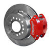 Wilwood D154 P/S Park Brake Kit Red New Big Ford 2.50in Off Staggered Mount - Wilwood - part 140-12236-R - TLNS Motorsports