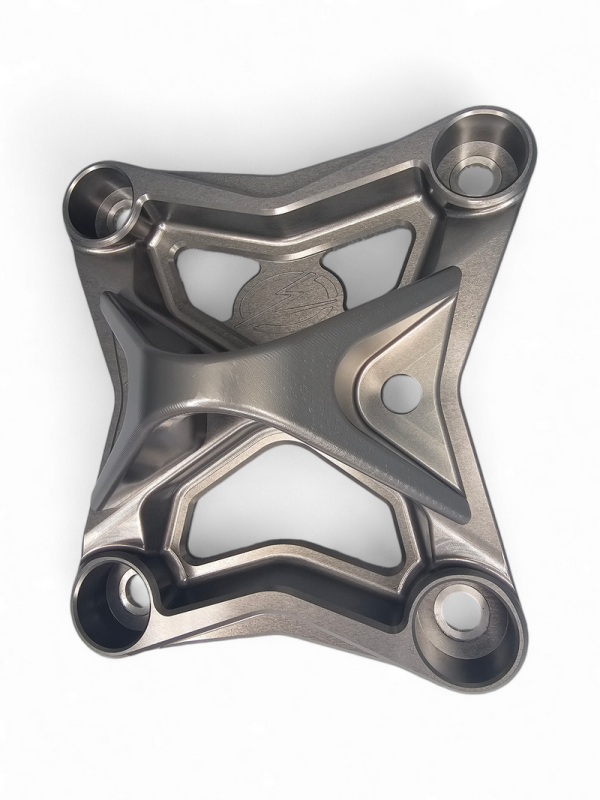 Elektric Offroad 2017+ Can Am X3 Maverick 6 Bolt Eod Xl Radius Rod Plate With Tow Hook Gun Metal - Elektric Off Road - part RRP210013XL - TLNS Motorsports