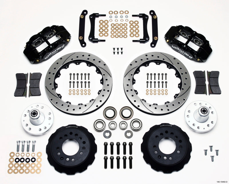 Wilwood Narrow Superlite 6R Front Hub Kit 12.88in Drilled 79-81 Camaro - part 140-10492-D - TLNS Motorsports