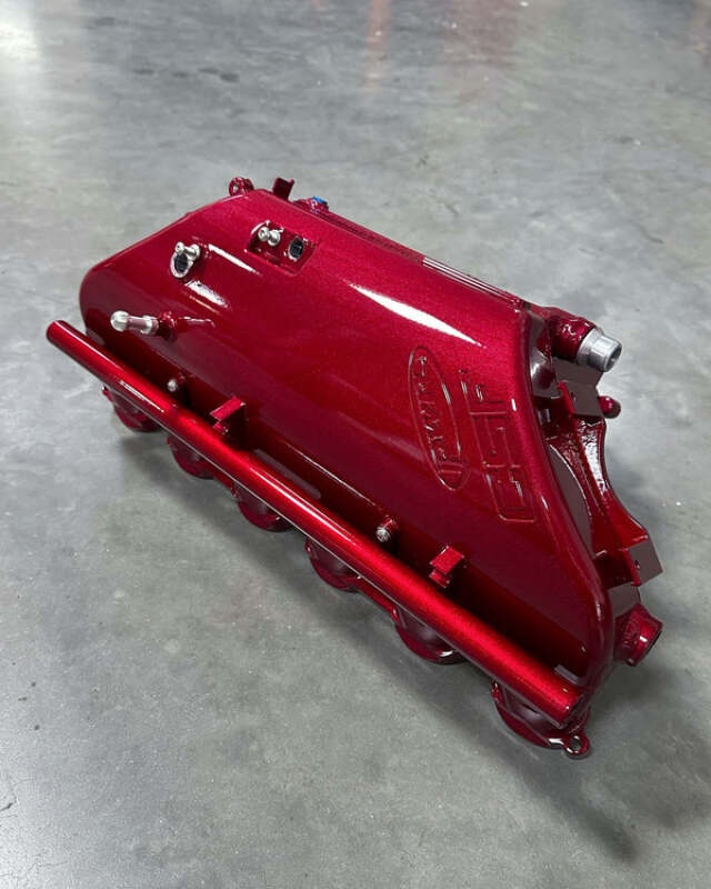 CSF BMW M2/M3/M4 S58 (G8X) Charge-Air Cooler Manifold - Illusion Cherry - CSF - part 8233IC - TLNS Motorsports