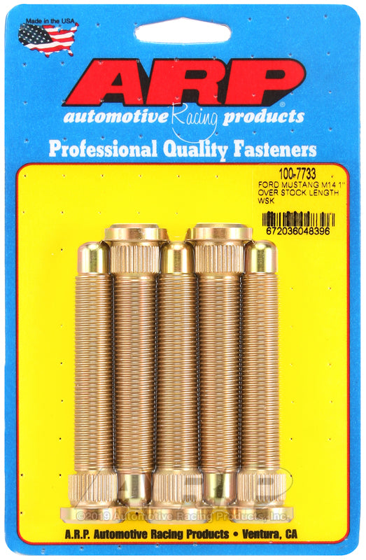 ARP 2015 Ford Mustang M14 1in Over Stock Length Wheel Stud Kit - ARP - part 100-7733 - TLNS Motorsports