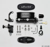 Wilwood HV Tandem M/C Kit w L/H Bracket & Prop Valve - 15/16in Bore Black-W/Push. - Early Mustang - Wilwood - part 261-14158-BK - TLNS Motorsports