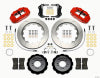 Wilwood Narrow Superlite 6R Front Hat Kit 14.00in Red 2013-Up Ford Focus ST w/ Lines - Wilwood - part 140-13019-R - TLNS Motorsports
