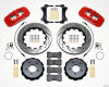 Wilwood AERO6 Front Hat Kit 14.25 Drilled Red 2008-2009 Pontiac G8 w/Lines - Wilwood - part 140-12929-DR - TLNS Motorsports