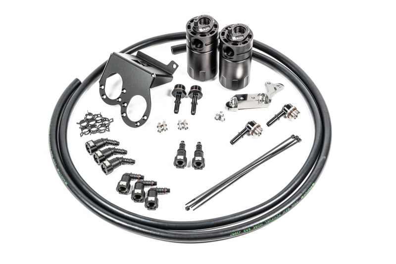 Radium Engineering Dual Catch Can Kit 17-19 Corvette LT1 w/ Dry Sump Fluid Lock - Radium Engineering - part 20-1286-FL - TLNS Motorsports
