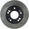 StopTech Power Slot 4/89-00 Mitsubishi Eclipse GST / 2/98-01 Galant 4 cyl Slotted Left Front Rotor - Stoptech - part 126.46042SL - TLNS Motorsports
