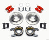 Wilwood D154 P/S Park Brake Kit Red New Big Ford 2.50in Offset - Wilwood - part 140-12209-R - TLNS Motorsports