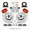 Wilwood Forged Dynalite-M Front Kit 11.30in 1 PC Rotor&Hub Red 1965-1969 Mustang Disc & Drum Spindle - Wilwood - part 140-13476-R - TLNS Motorsports