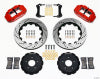 Wilwood Narrow Superlite 6R Front Hat Kit 14.00in Drill Red Backdraft Cobra (BMW E36 Based) - Wilwood - part 140-10969-DR - TLNS Motorsports