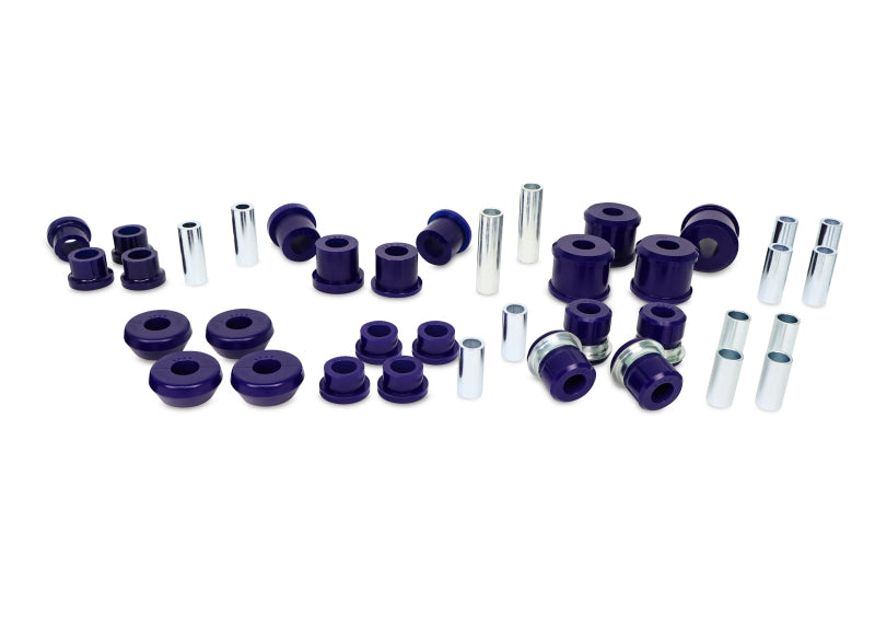 SuperPro 90-97 Mitsubishi Montero LS Control Arm & Trailing Arm Bushing Kit - (60mm Trailing Arm) - Superpro - part KIT5109K - TLNS Motorsports