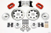Wilwood Forged Dynalite Front Kit 12.19in Drilled Red 67-69 Camaro 64-72 Nova Chevelle - Wilwood - part 140-7675-DR - TLNS Motorsports