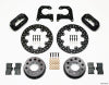 Wilwood Forged Dynalite Rear Drag Kit Drilled Rotor M-W/Lamb Ends .690in Studs - Wilwood - part 140-5348-BD - TLNS Motorsports