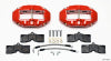 Wilwood D8-4 Rear Caliper Kit Red Corvette C2 / C3 65-82 - Wilwood - part 140-10790-R - TLNS Motorsports