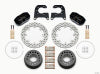 Wilwood Dynapro Lug Mount Single Rear Dynamic Kit SA Drilled 58-64 Olds/Pont 1/2in Studs - Wilwood - part 140-12548-D - TLNS Motorsports