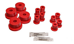 Energy Suspension 62-65 Ford Fairlane Red Rear Leaf Spring Bushing Set - part 4.2141R - TLNS Motorsports