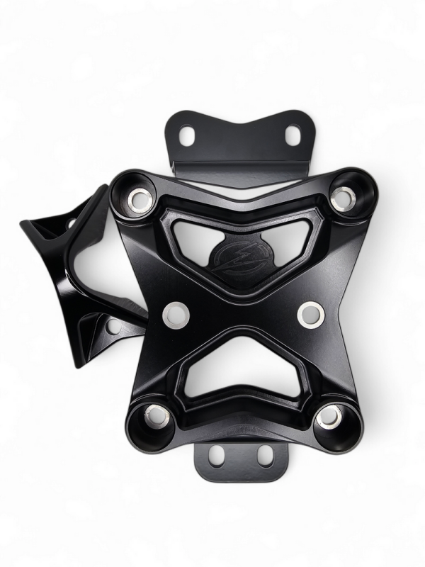 Elektric Offroad 2022+ Can Am X3 Maverick 10 Bolt Radius Rod Plate With Pull Hook (Black) - Elektric Off Road - part RRP210014 - TLNS Motorsports
