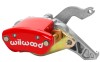 Wilwood Caliper-MC4 Mechanical-R/H - Red w/ Logo 1.19in Piston .81in Disc - Wilwood - part 120-12069-RD - TLNS Motorsports