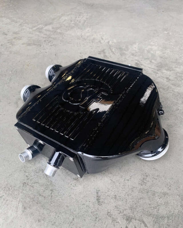 CSF 2014+ BMW M3/M4 (F8X) Top Mount Charge-Air-Cooler - Gloss Black - CSF - part 8082GB - TLNS Motorsports