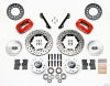 Wilwood Forged Dynalite Front Kit 11.00in Drilled Red 70-78 Camaro - Wilwood - part 140-11007-DR - TLNS Motorsports