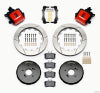 Wilwood Combination Parking Brake Rear Kit 12.88in Red Honda S2000 - Wilwood - part 140-10310-R - TLNS Motorsports